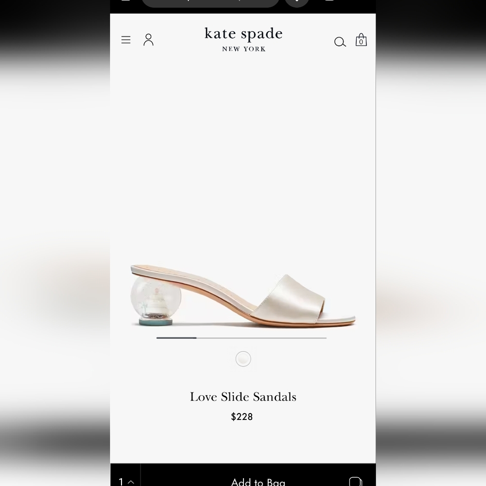 Love Slide Sandals Kate Spade